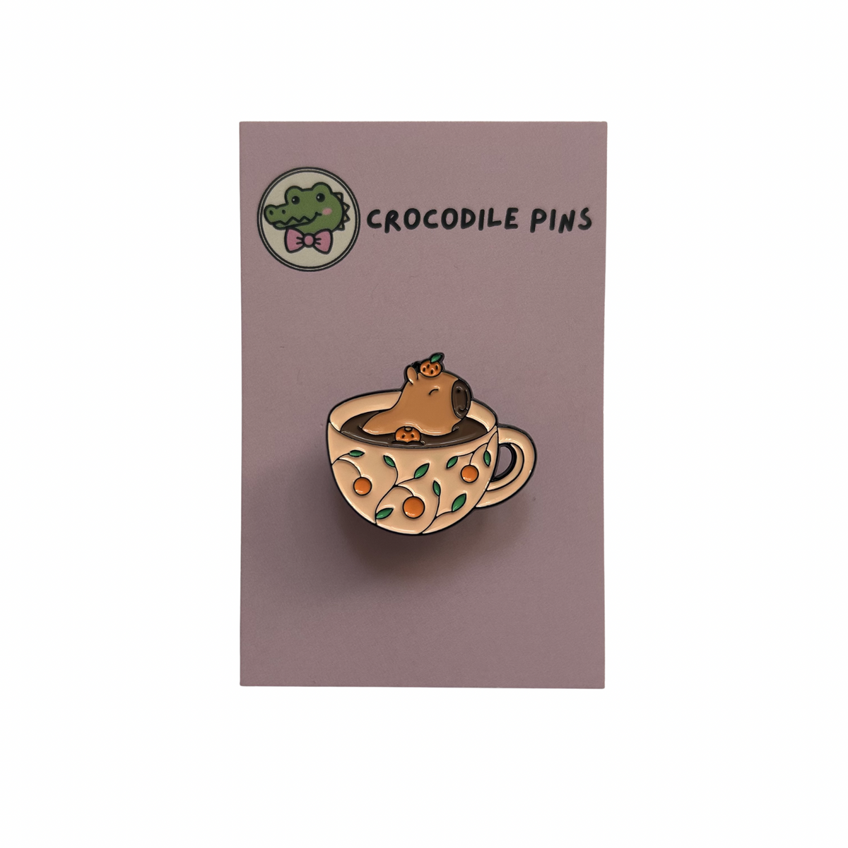 Teacup Animal Pin Badge