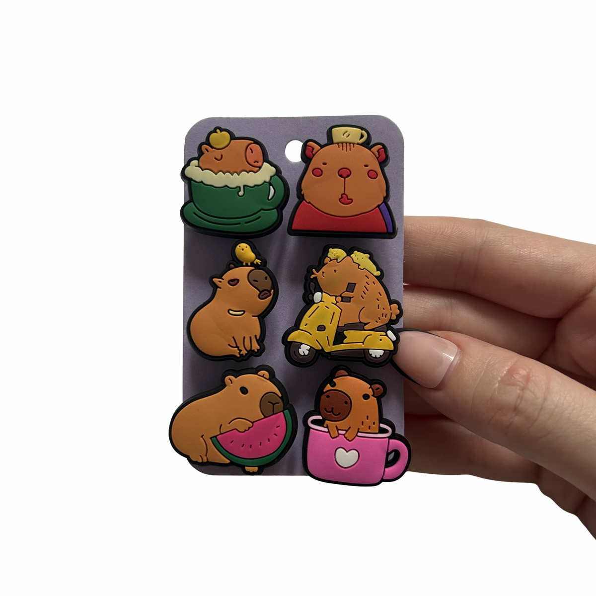 Capybara Shoe Charms