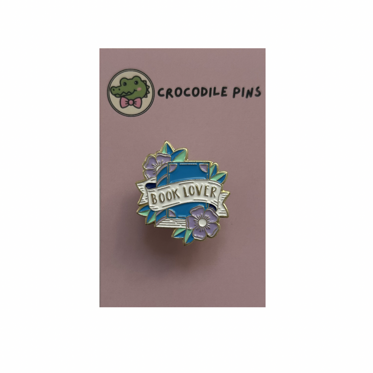 Book Lover Pin Badge