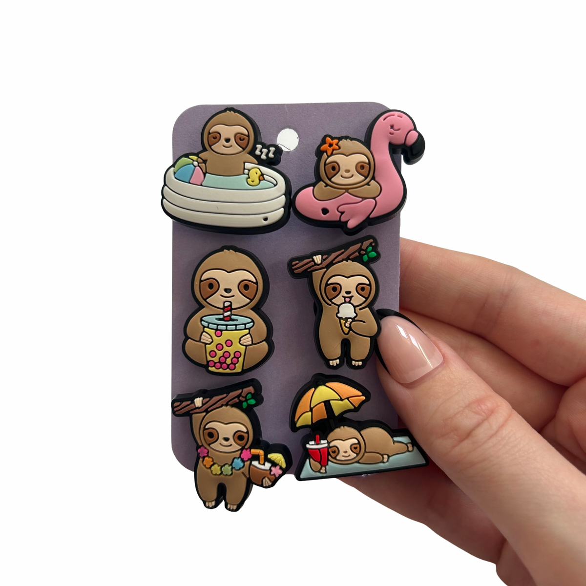 Sloth Shoe Charms