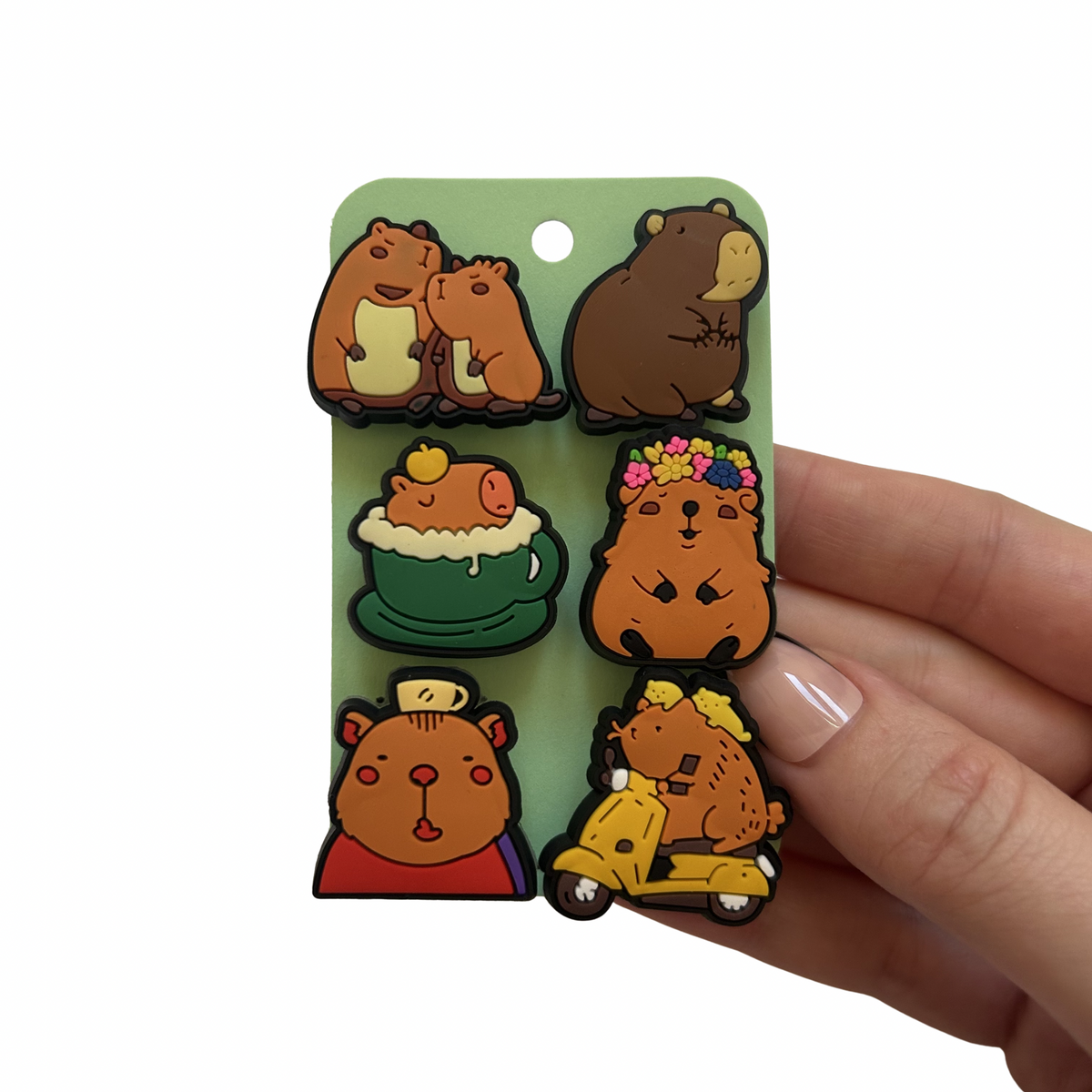 Capybara Shoe Charms