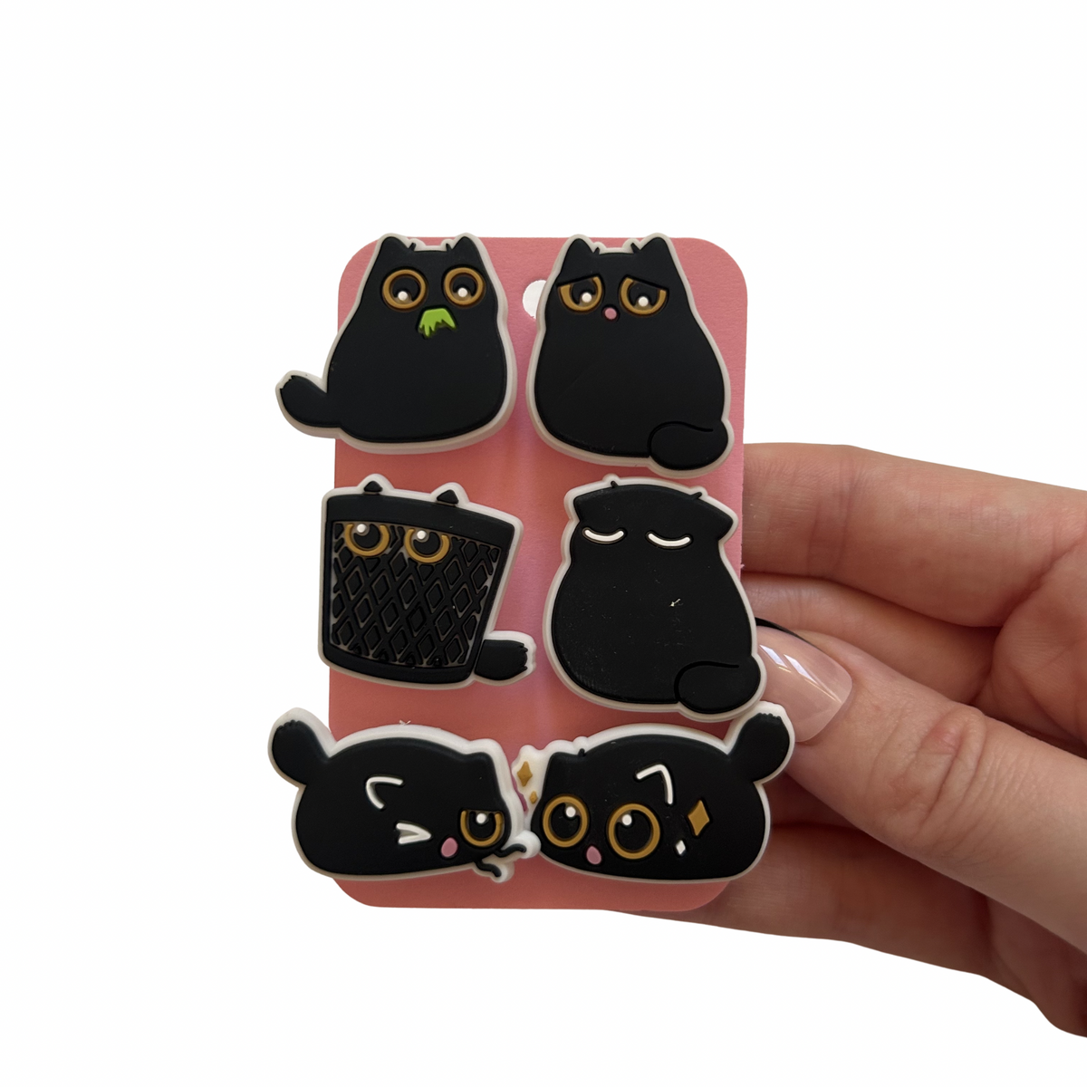 Black Cat Shoe Charms