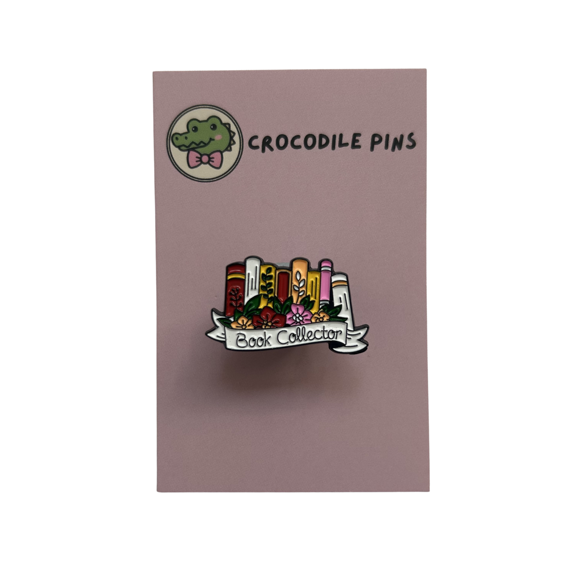 Book Collector Pin Badge