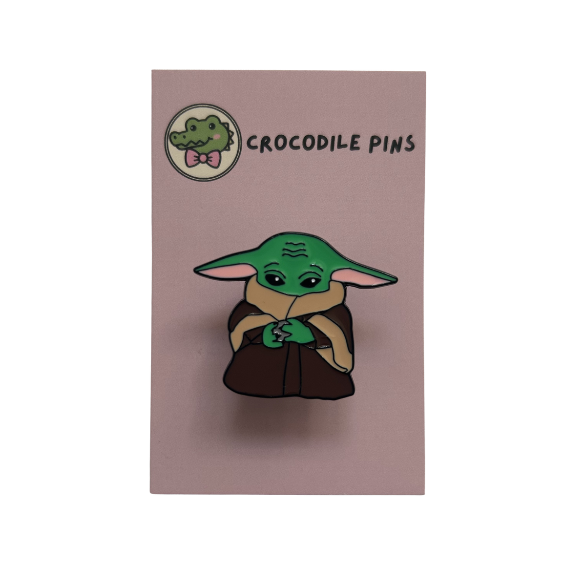 Green Alien Pin Badge
