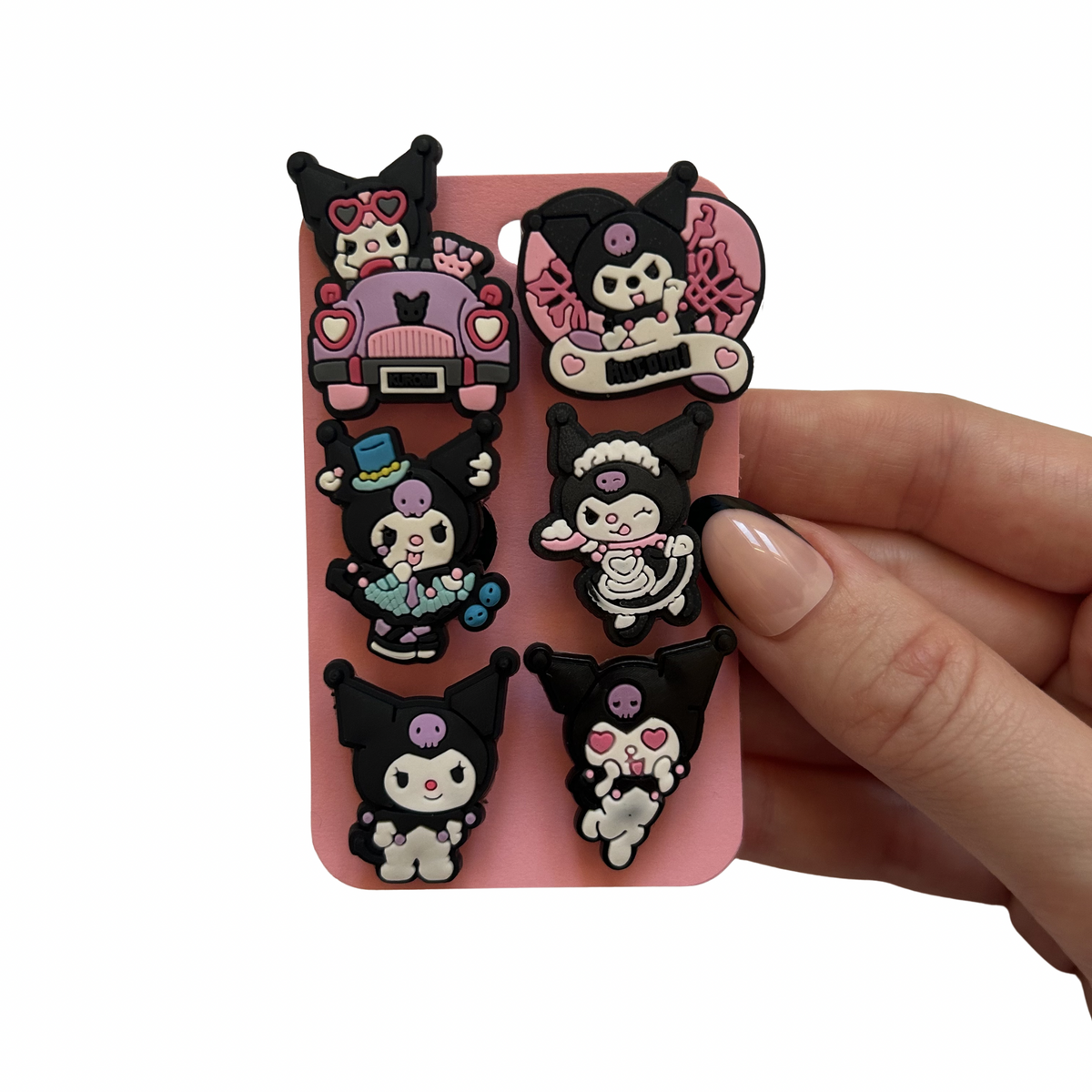 Black Rabbit Shoe Charms