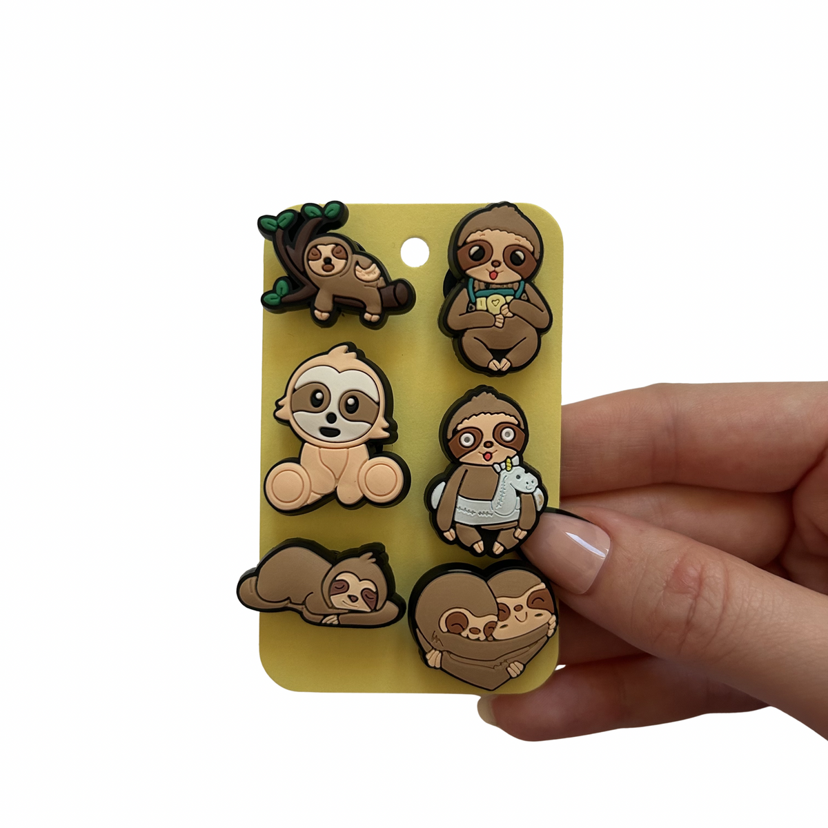 Sloth Shoe Charms