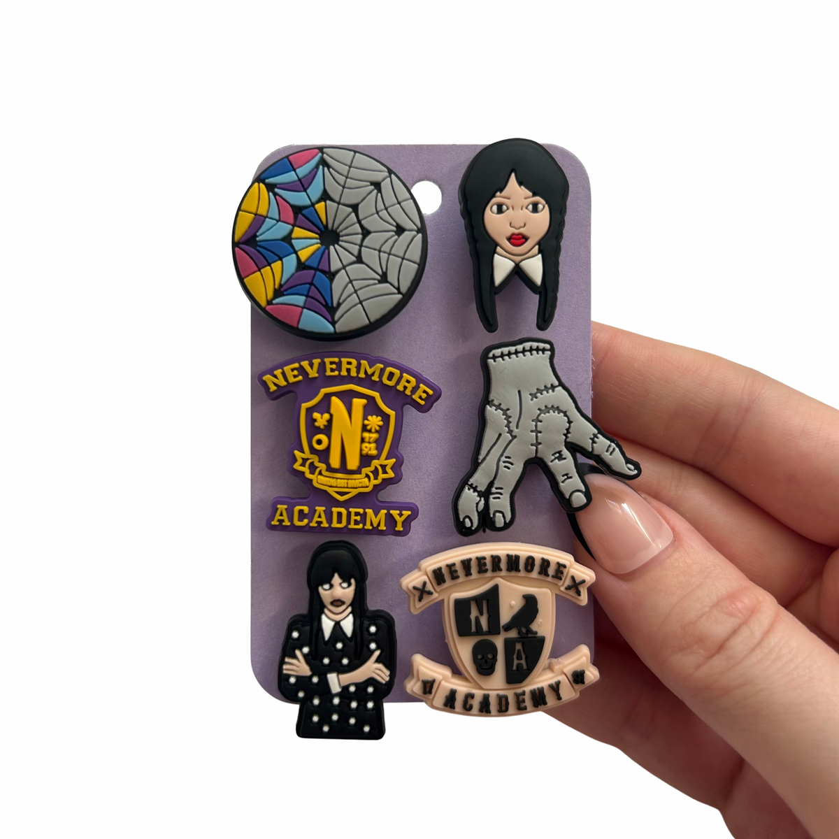 Wednesday Shoe Charms