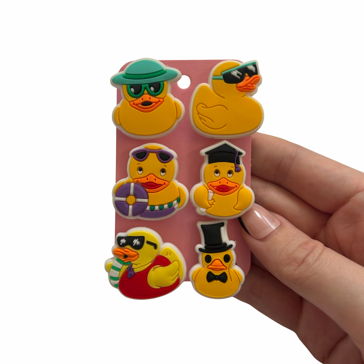 Rubber Duck Shoe Charms