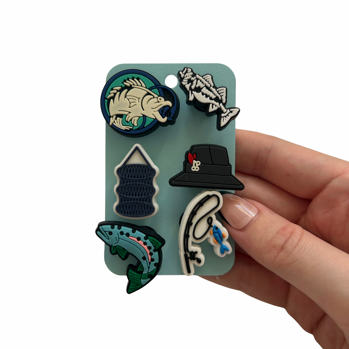 Fishing Shoe Charms