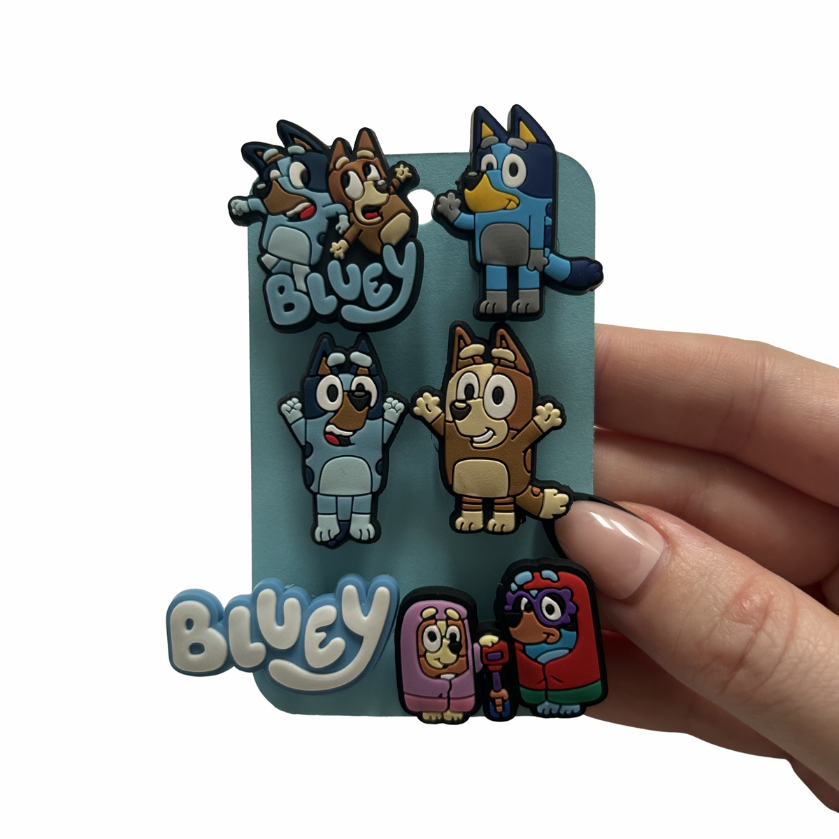 Blue Dog Shoe Charms