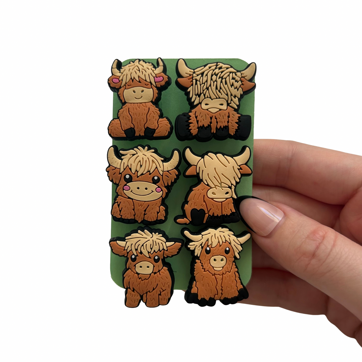 Highland Cow Shoe Charms