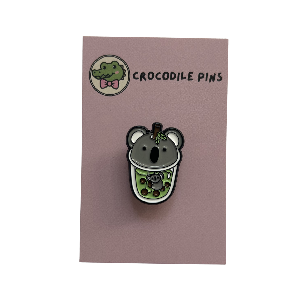 Koala Bubble Tea Pin Badge