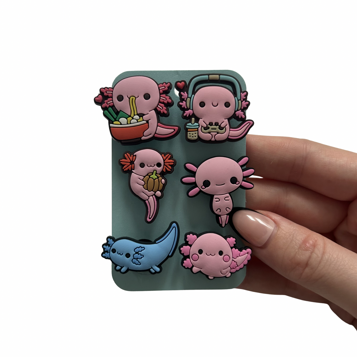Axolotl Shoe Charms