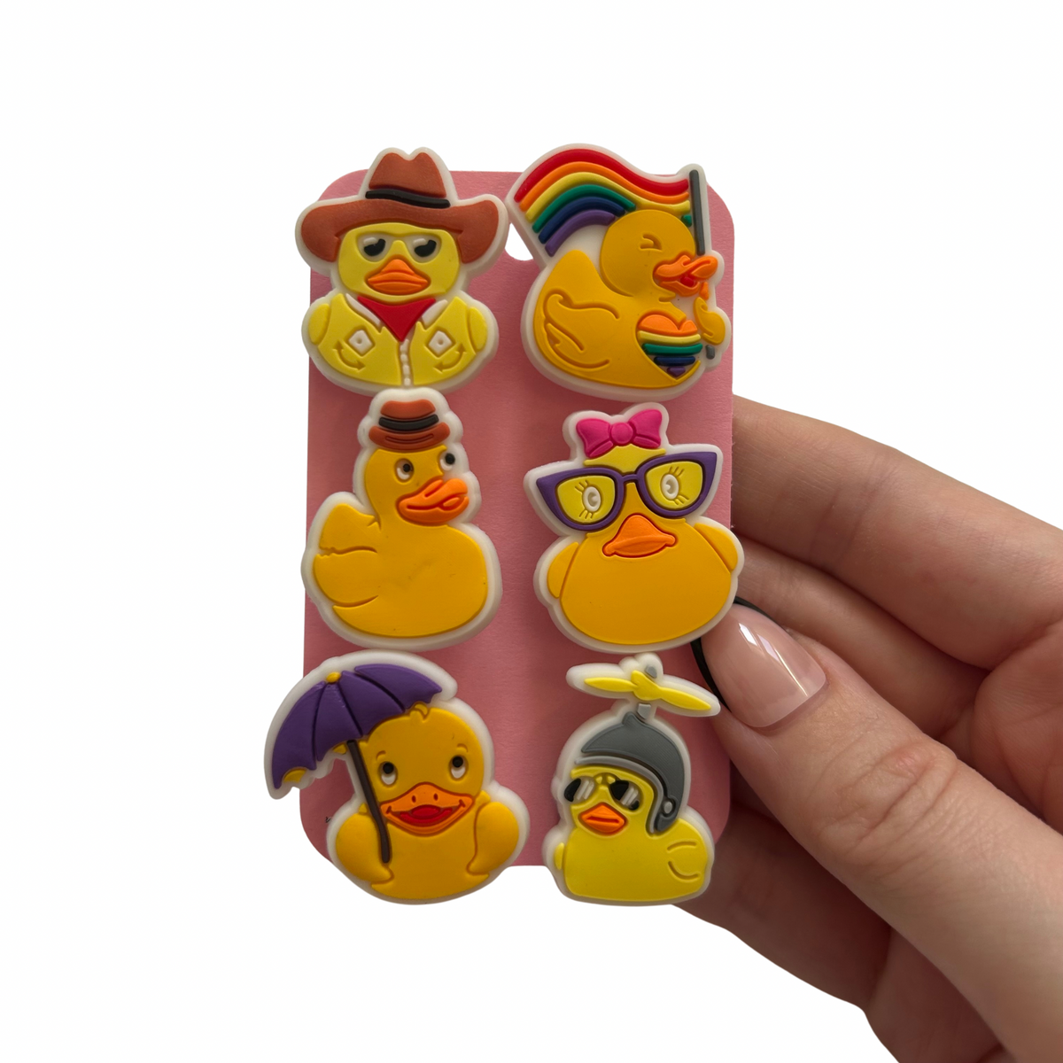 Rubber Duck Shoe Charms