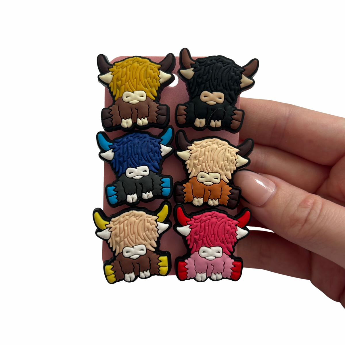 Highland Cow Shoe Charms
