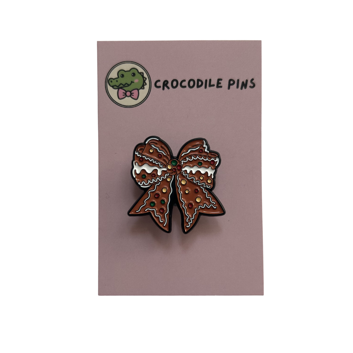 Gingerbread Pin Badge