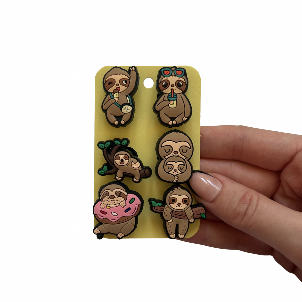Sloth Shoe Charms