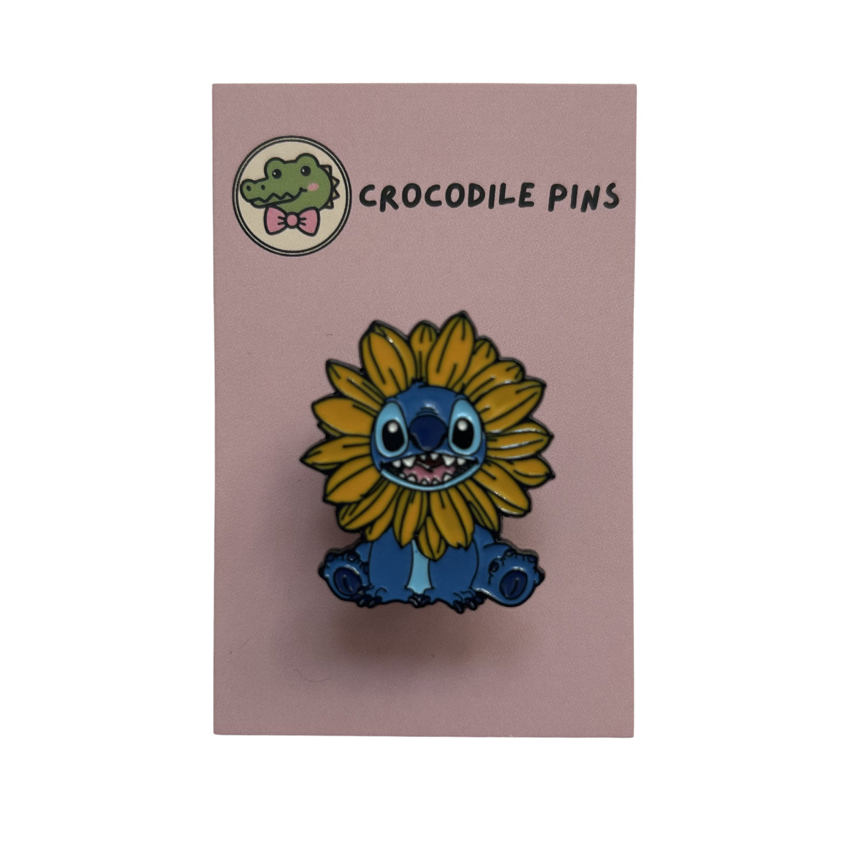 Blue Alien Pin Badge