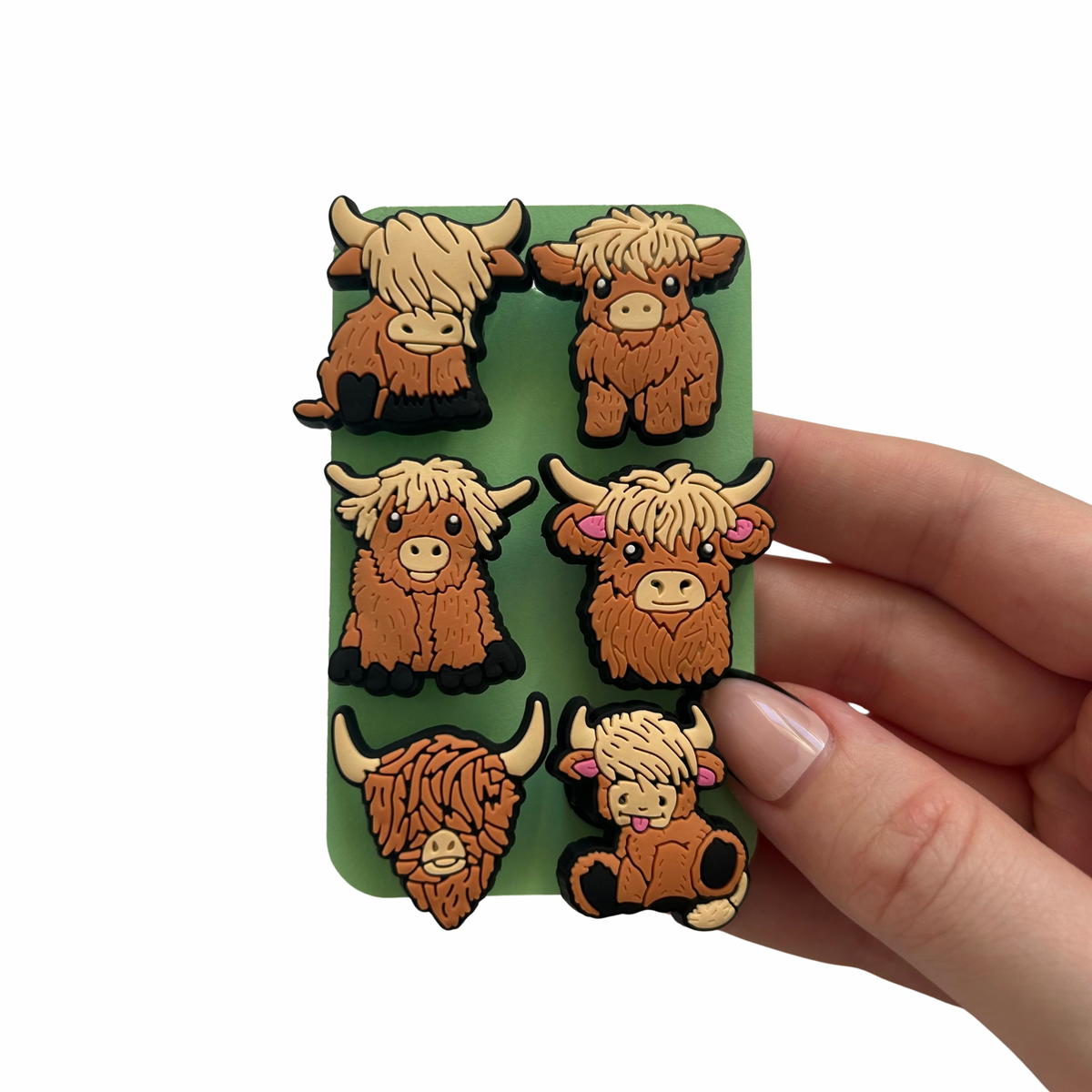 Highland Cow Shoe Charms