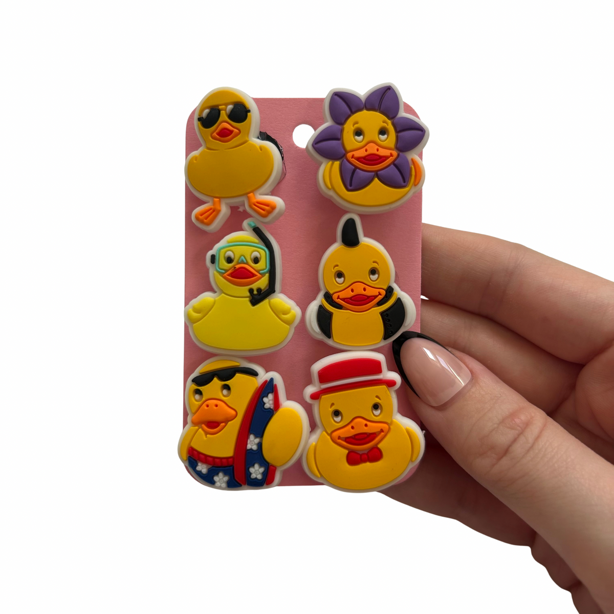 Rubber Duck Shoe Charms