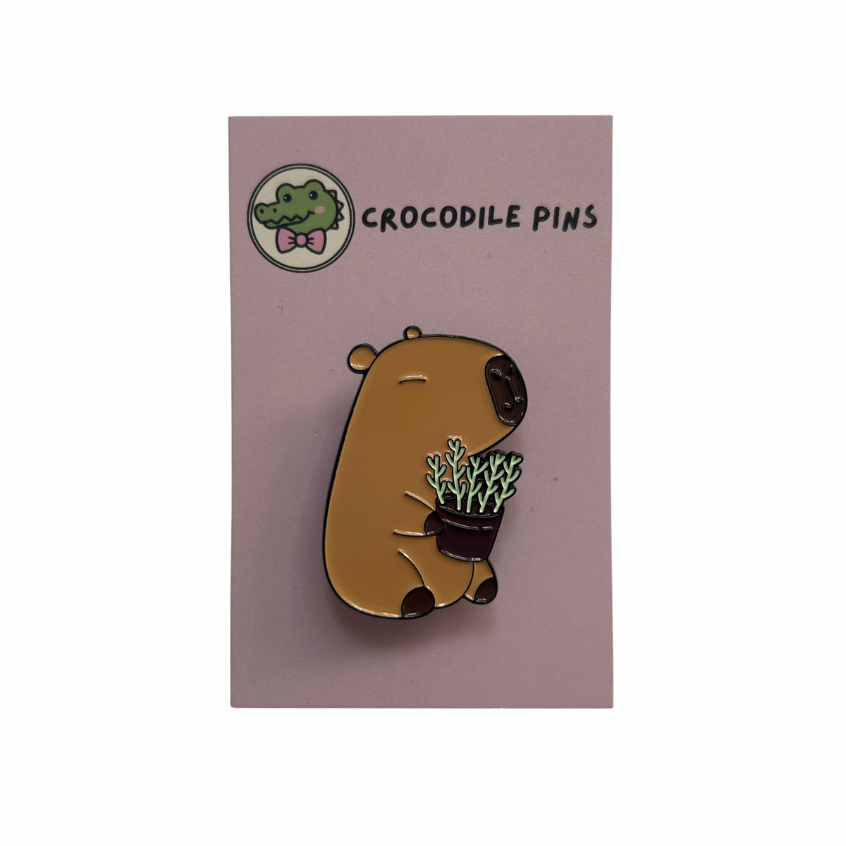 Capybara Pin Badge