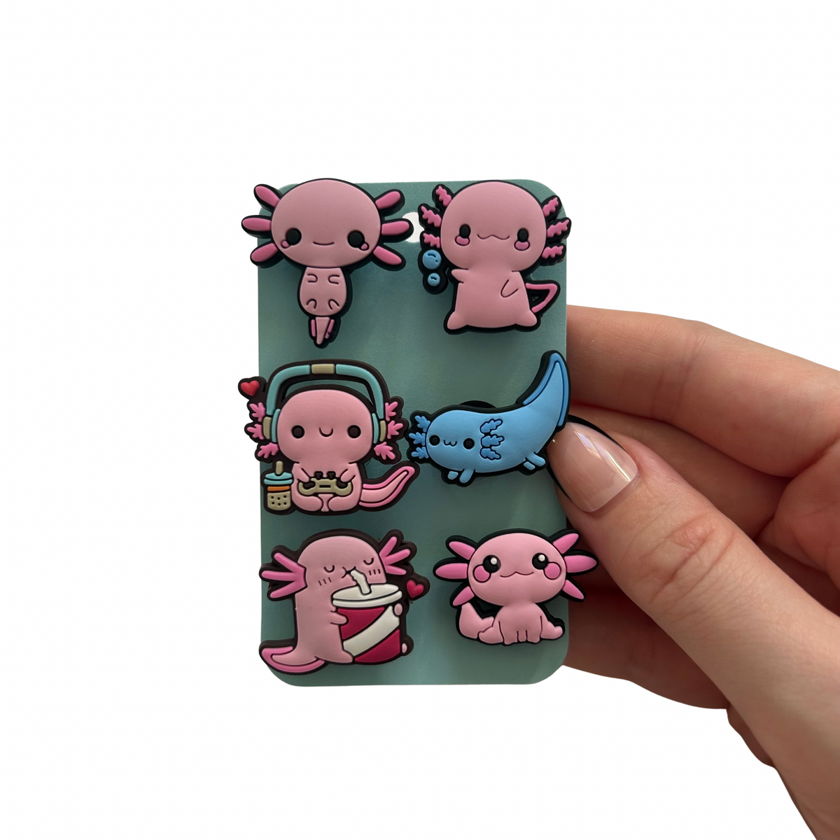 Axolotl Shoe Charms