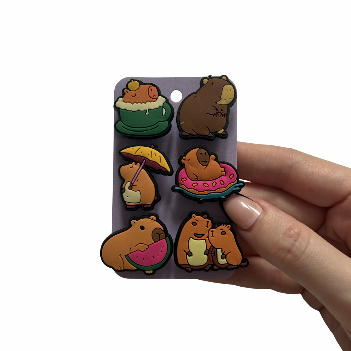 Capybara Shoe Charms