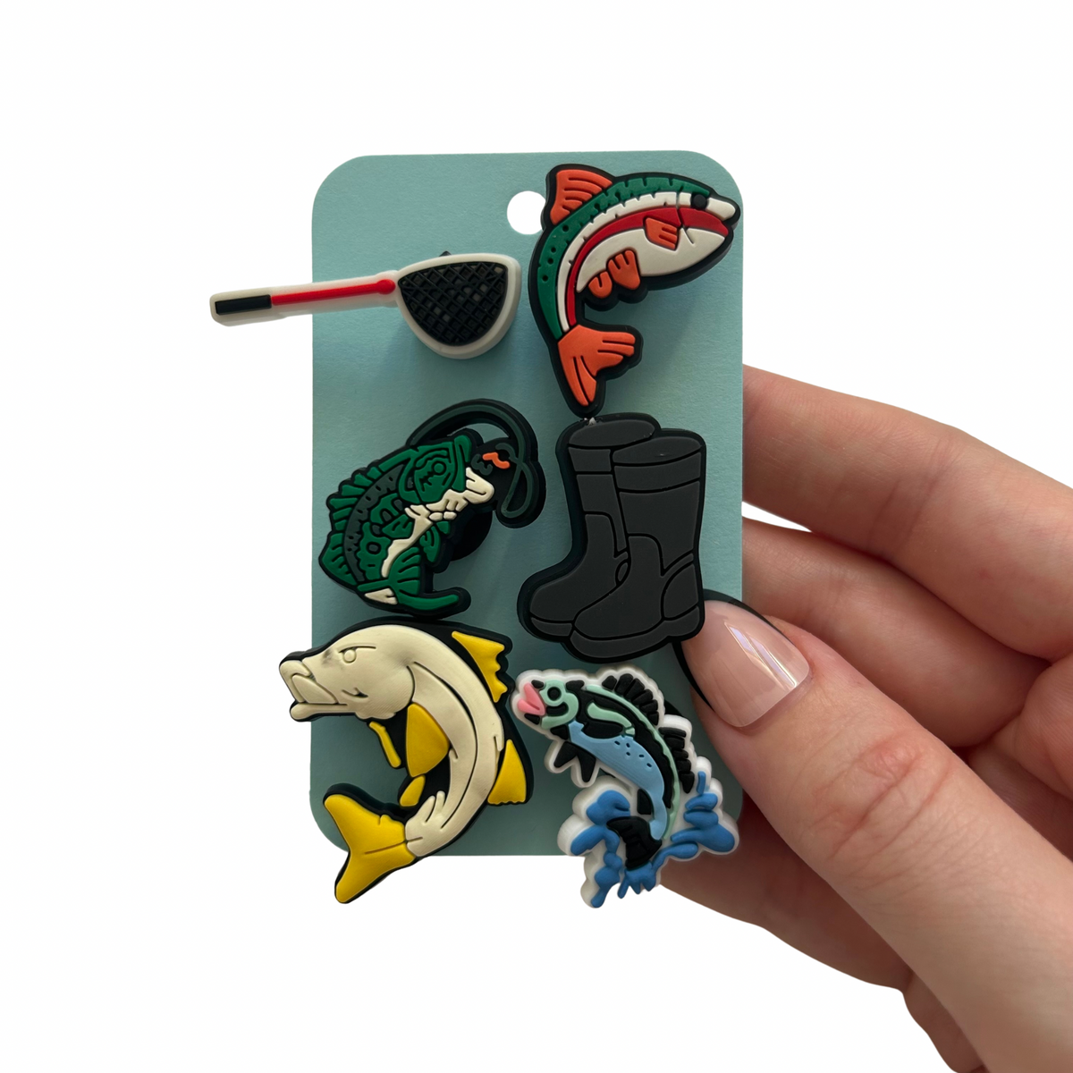 Fishing Shoe Charms