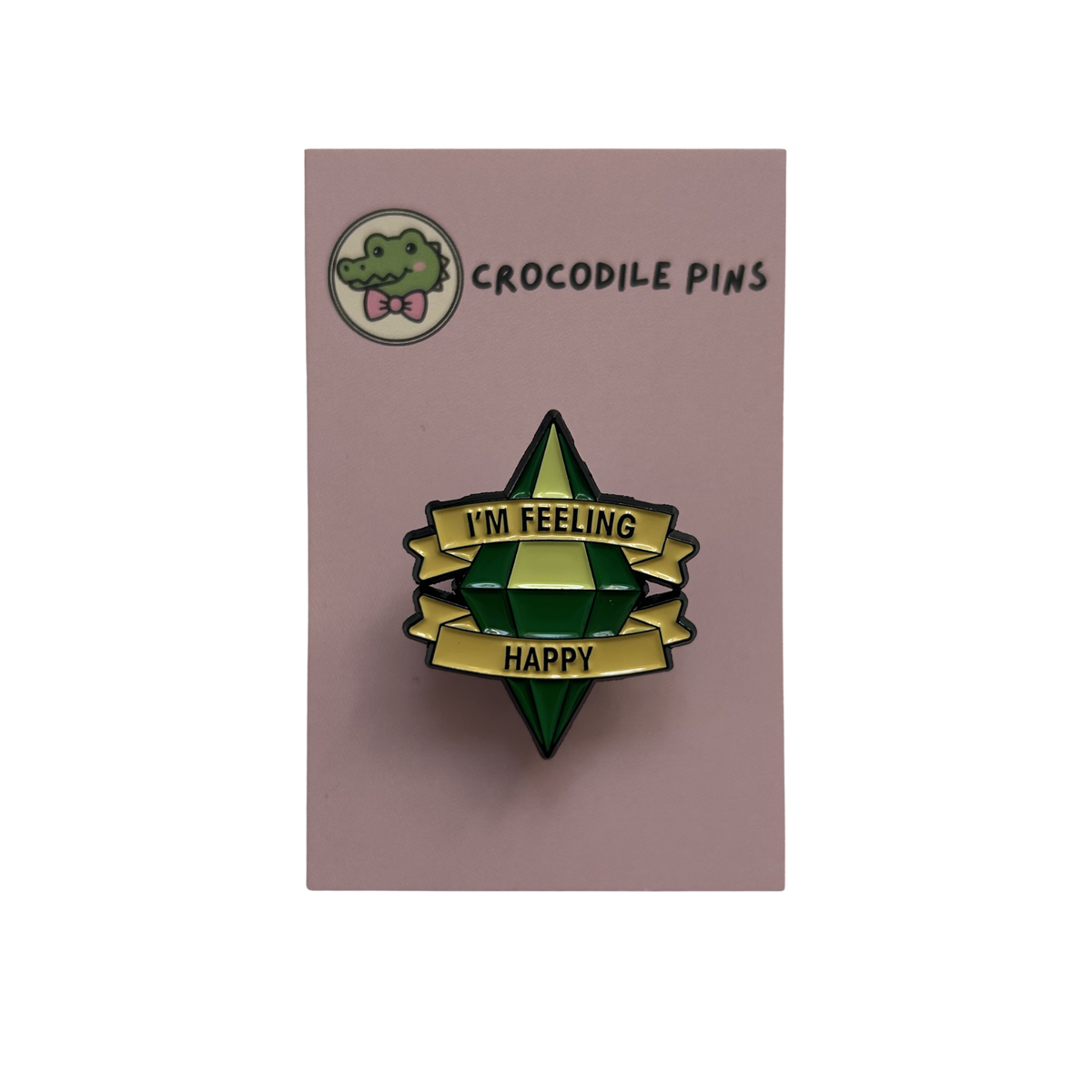 I'm Feeling Happy Plumbob Pin Badge