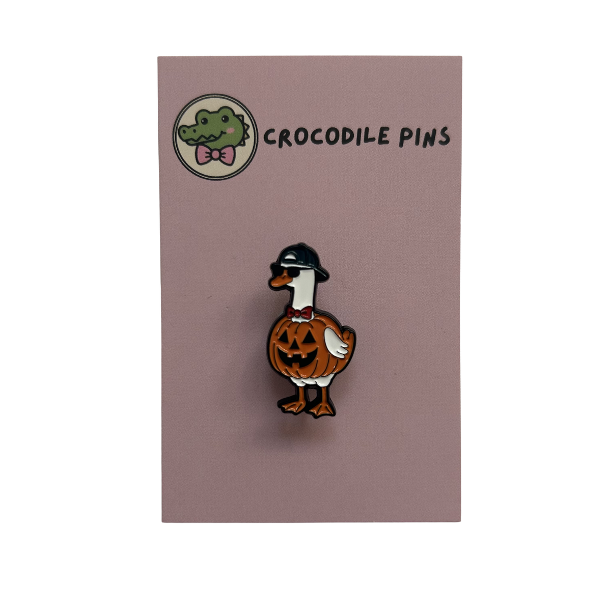 Spooky Goose Pin Badge