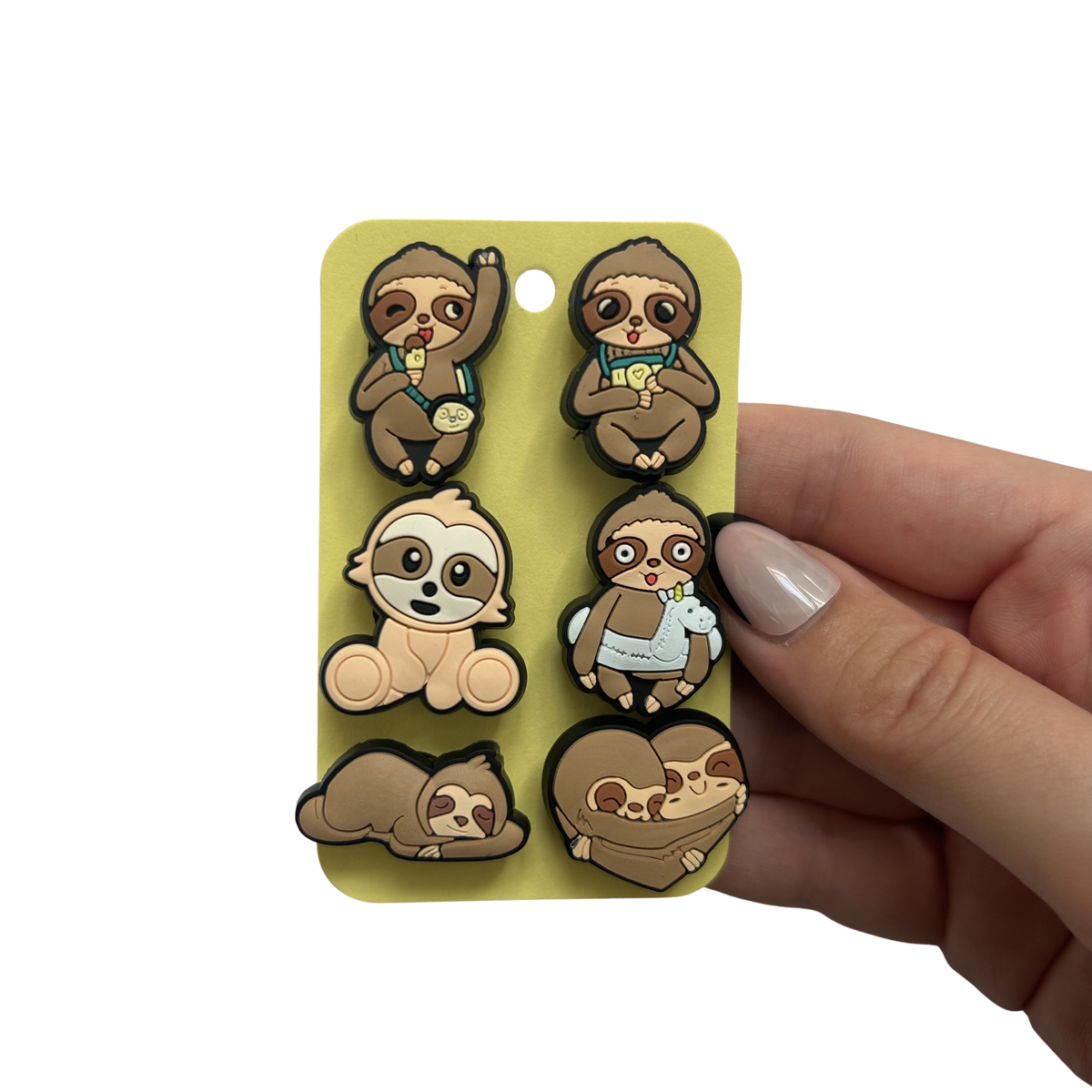 Sloth Shoe Charms