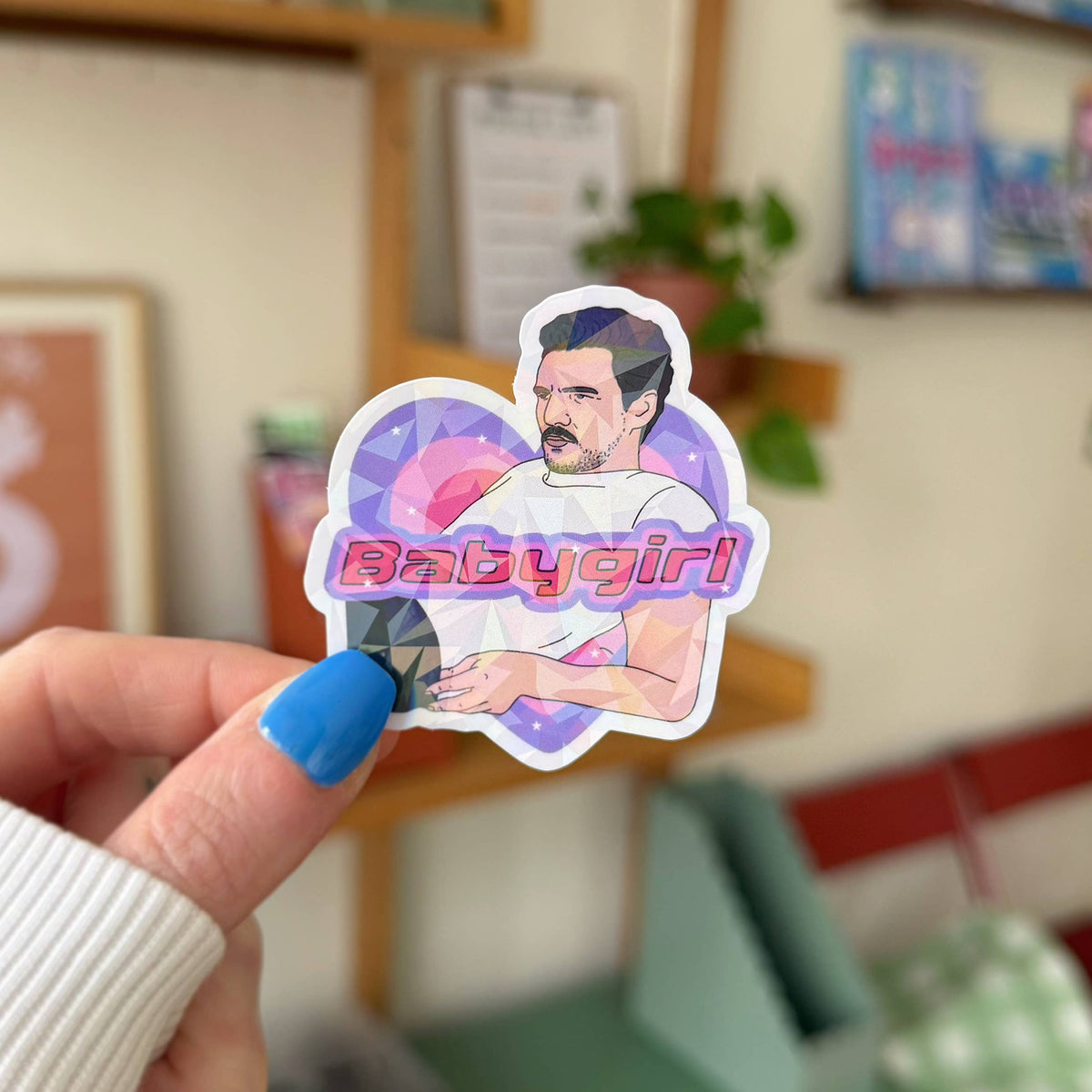 Babygirl Vinyl Sticker | Shimmer Laptop Sticker