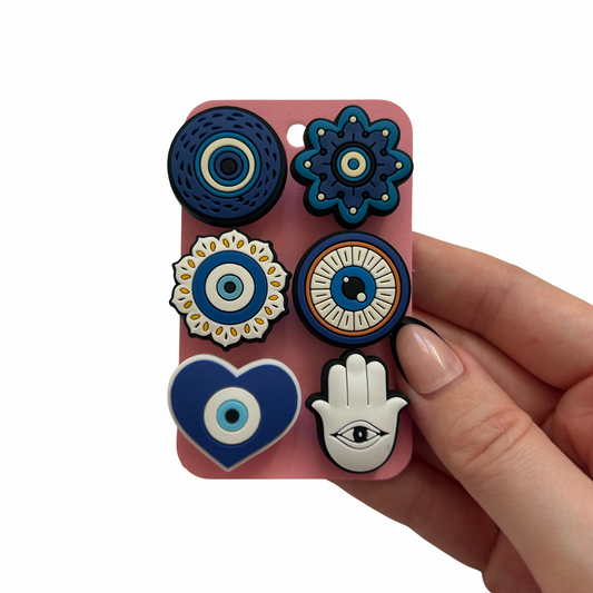 Evil Eye Shoe Charms