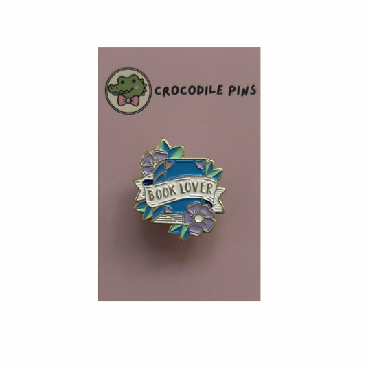 Book Lover Pin Badge