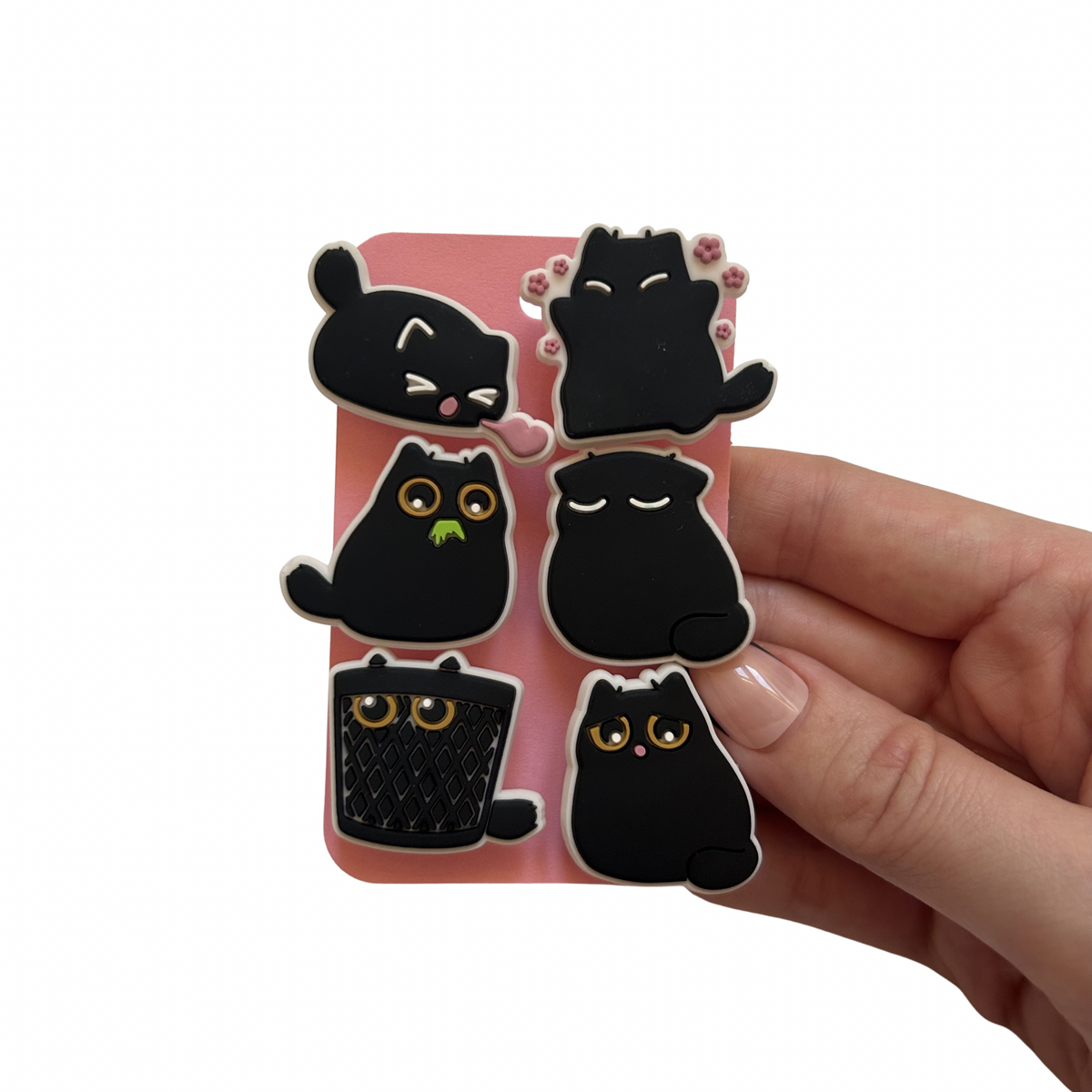 Black Cat Shoe Charms