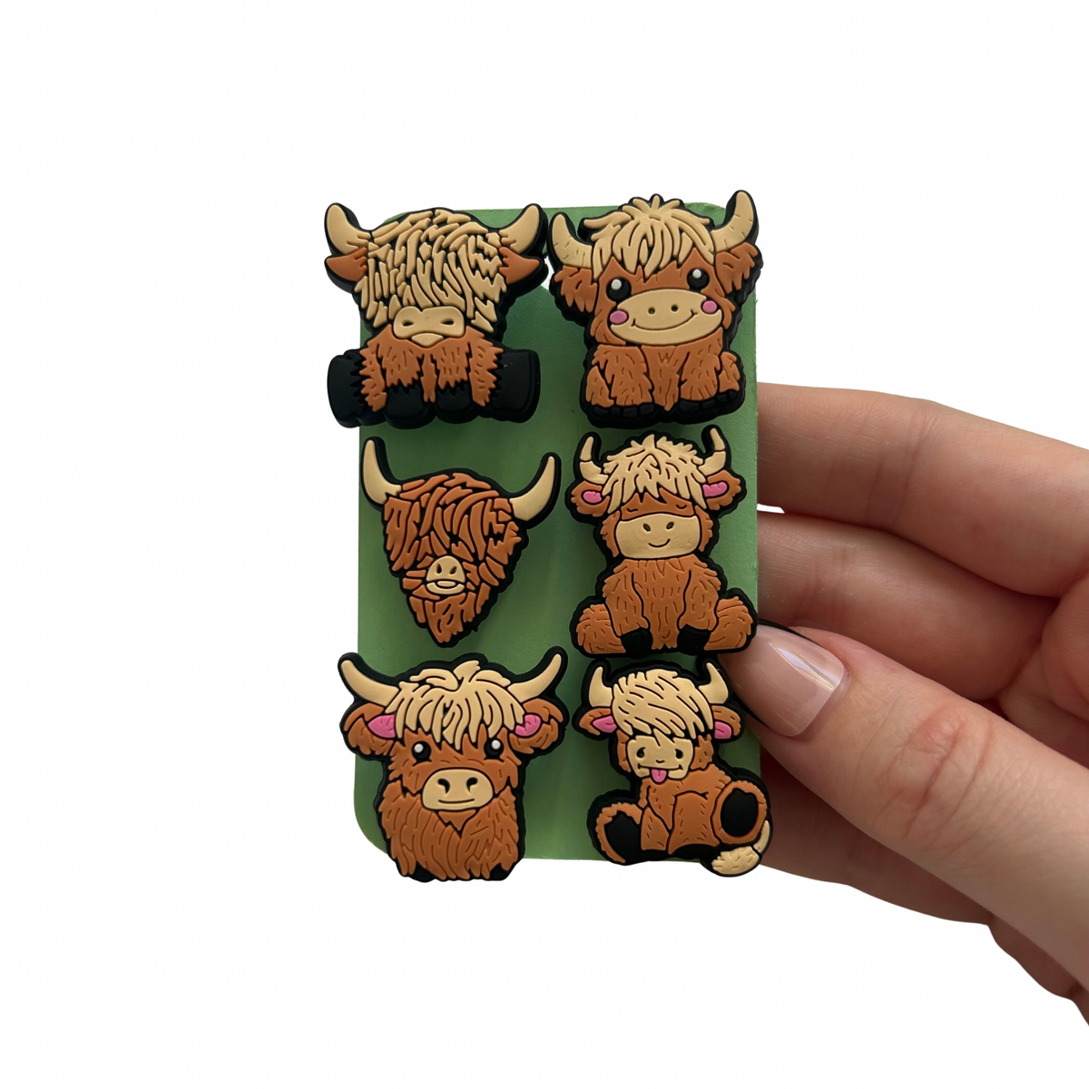 Highland Cow Shoe Charms