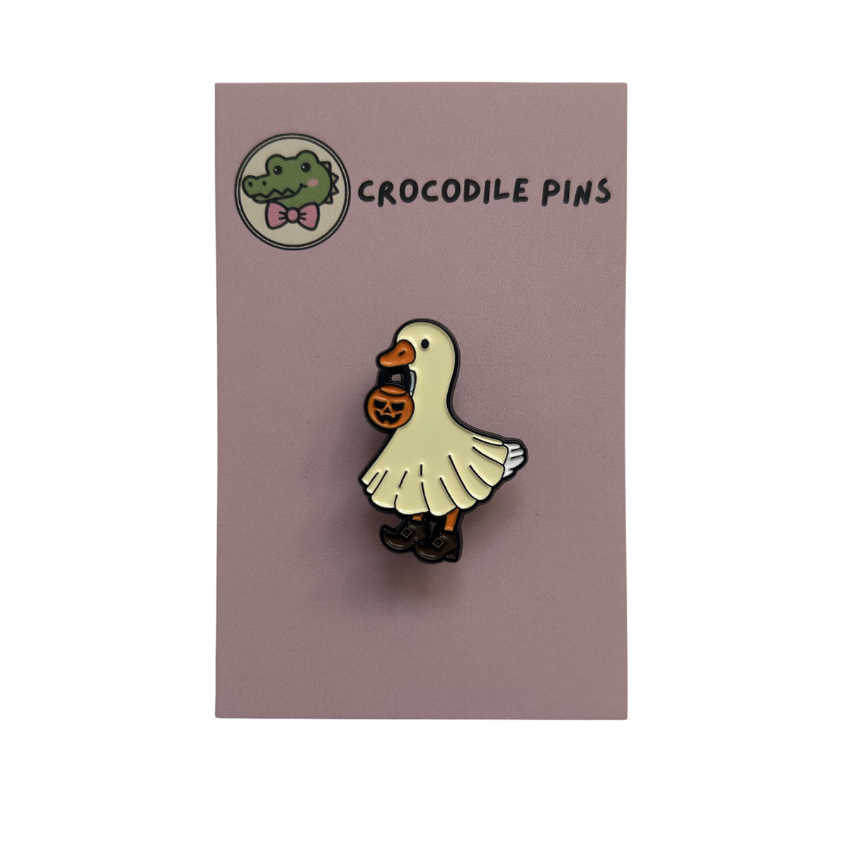 Spooky Goose Pin Badge