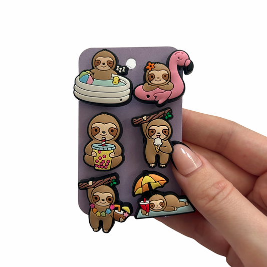Sloth Shoe Charms