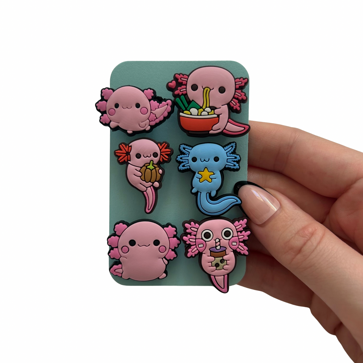 Axolotl Shoe Charms