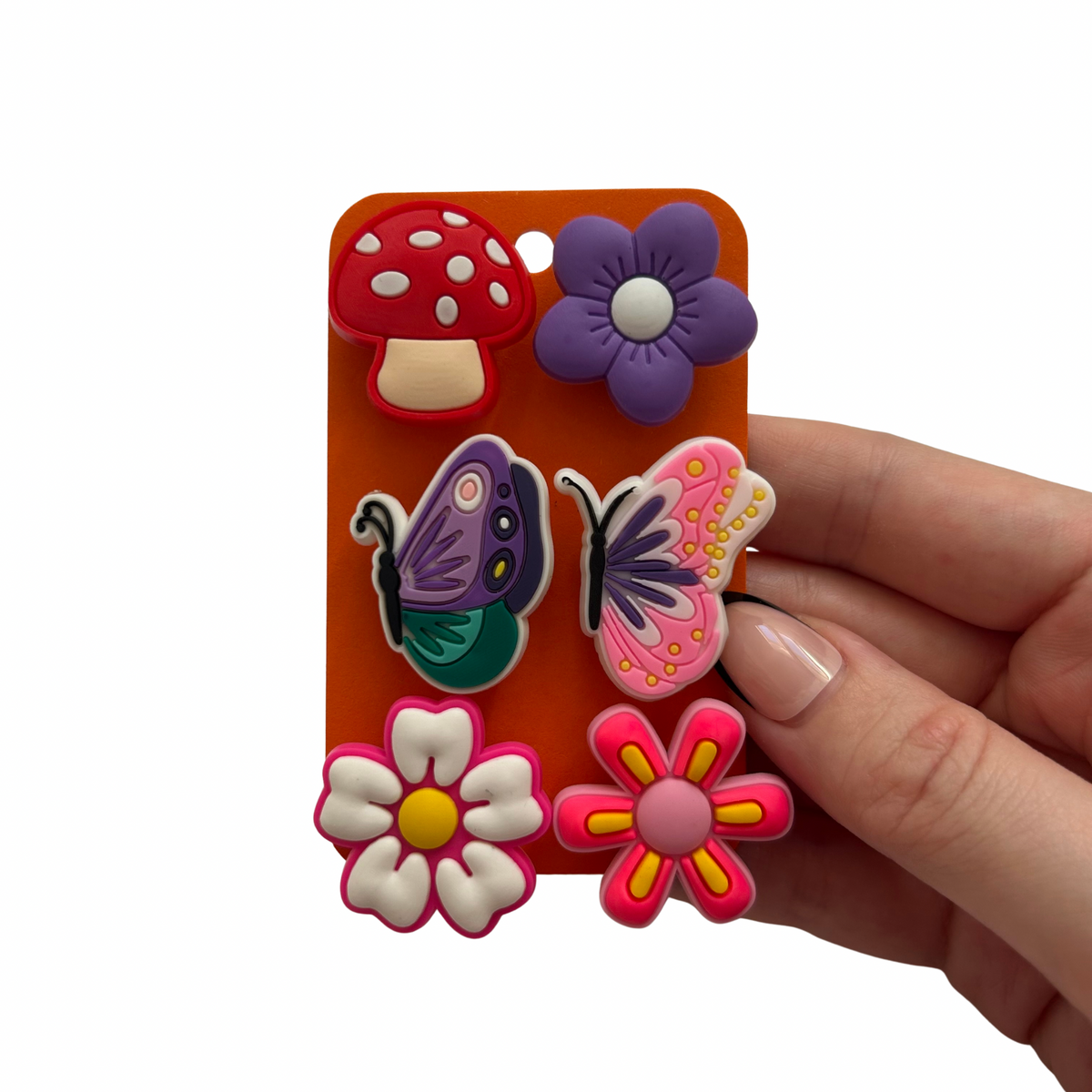 Pink & Purple Shoe Charms