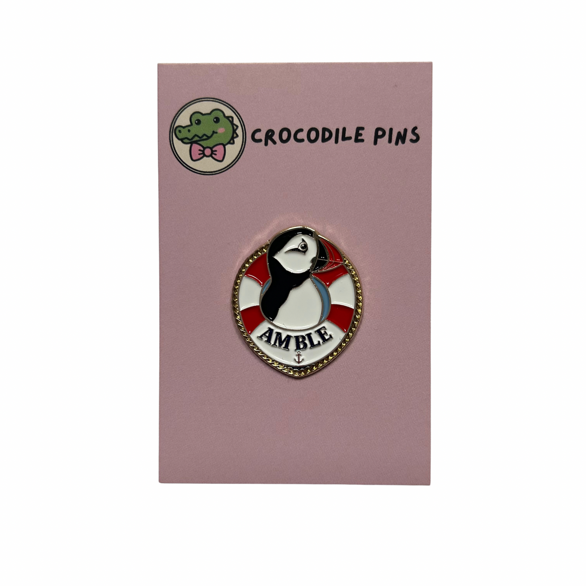 Puffin Lifebuoy Pin Badge