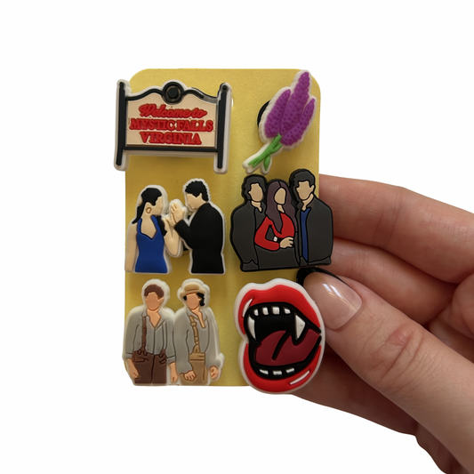 Vampire Journal Shoe Charms
