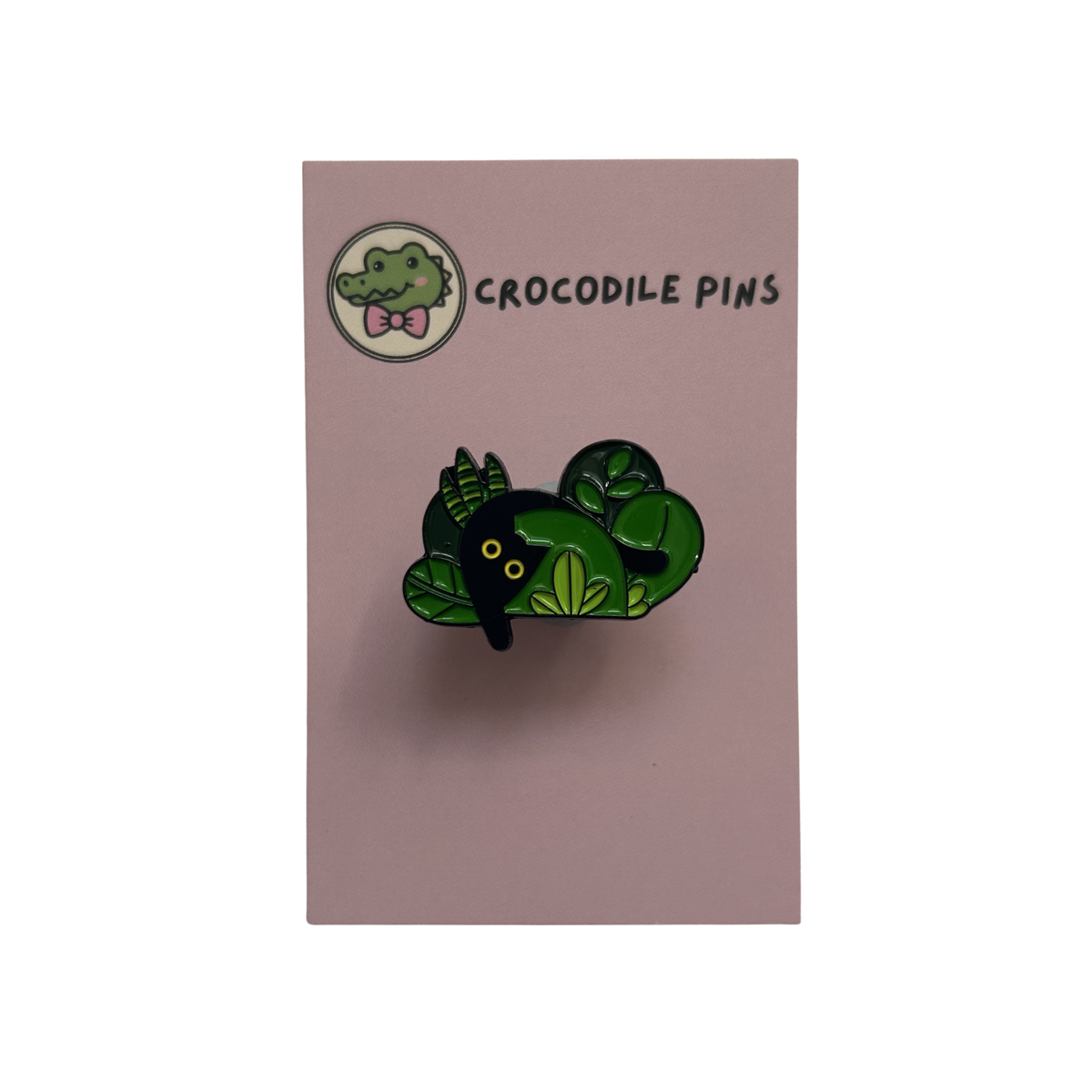 Black Cat Pin Badge