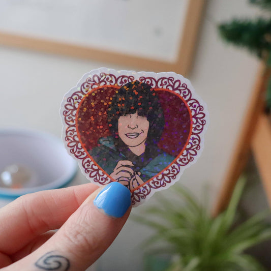Claudia | Glossy Laptop Sticker 