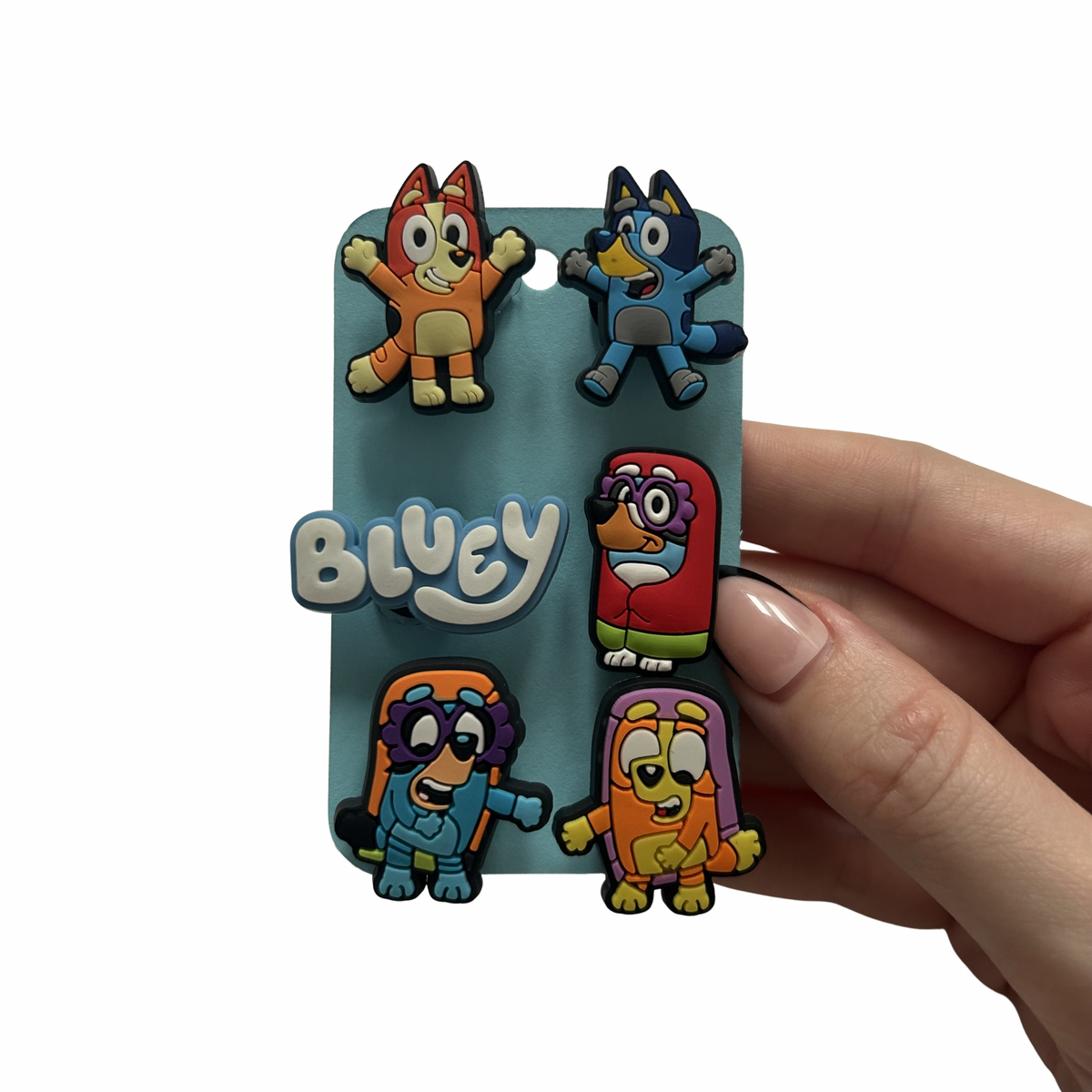 Blue Dog Shoe Charms