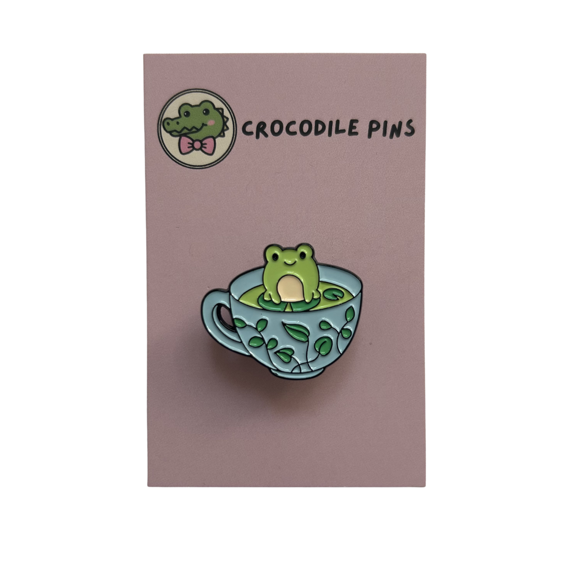 Teacup Animal Pin Badge
