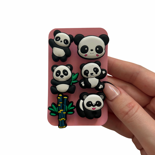 Panda Shoe Charms