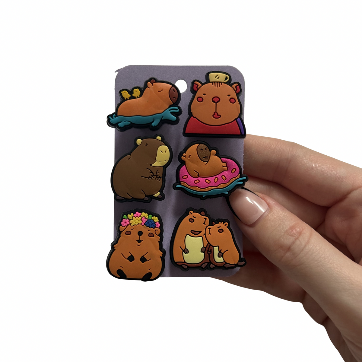 Capybara Shoe Charms