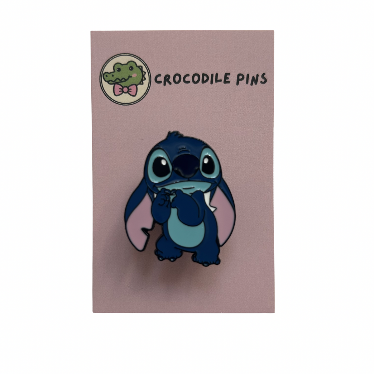 Blue Alien Pin Badge