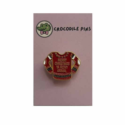 Filthy Animal Pin Badge